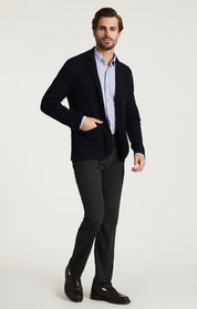 Double Face Blazer In Navy