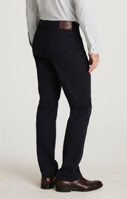 Charisma Relaxed Straight Pants in Navy Twill
