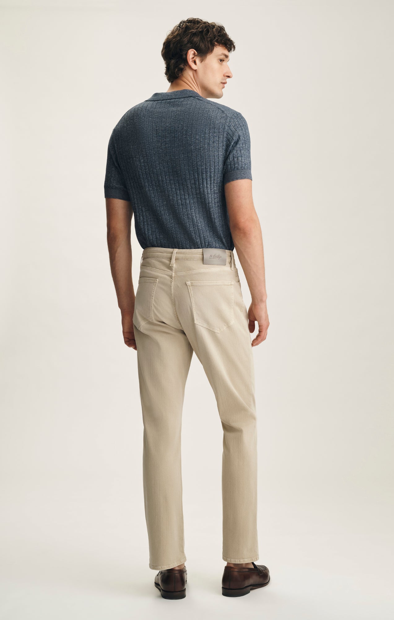 Cash Bootcut Pants In Sand Colored Urban