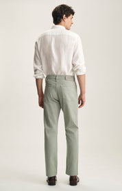 Charisma Relaxed Straight Pants In Sage Coolmax