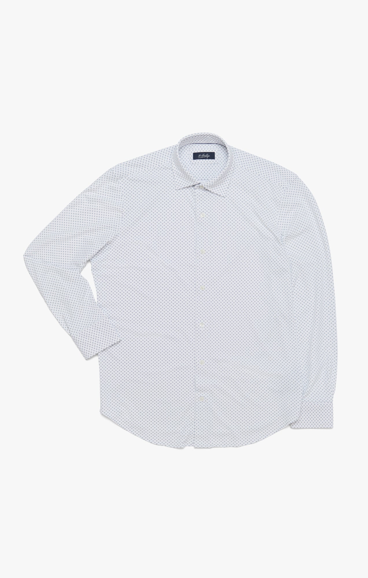 Diamond Dot Tech Shirt In White