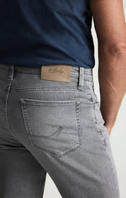 Courage Straight Leg Jeans In Light Smoke Brushed Urban