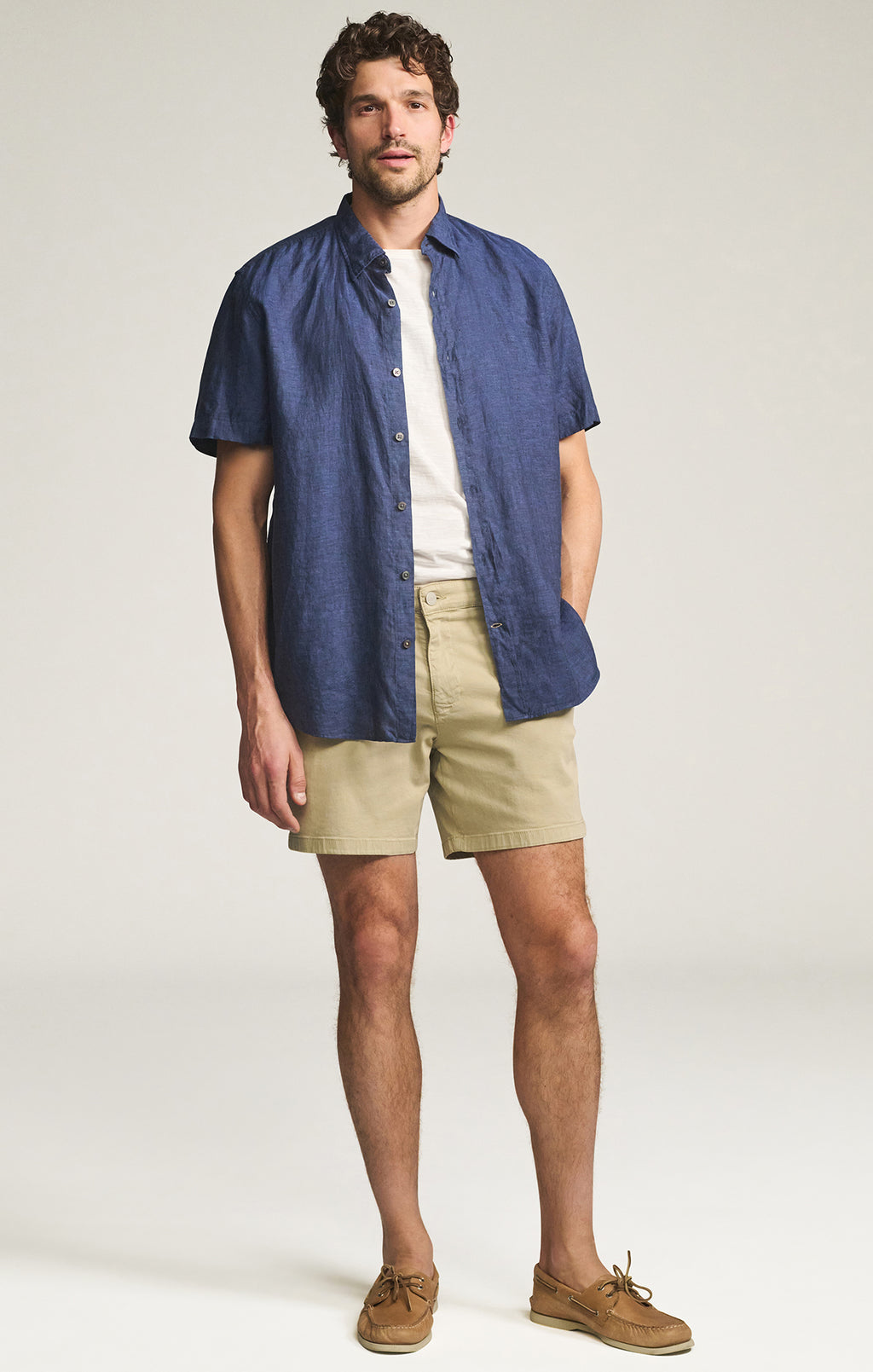 Hampton Shorts in Basil Twill