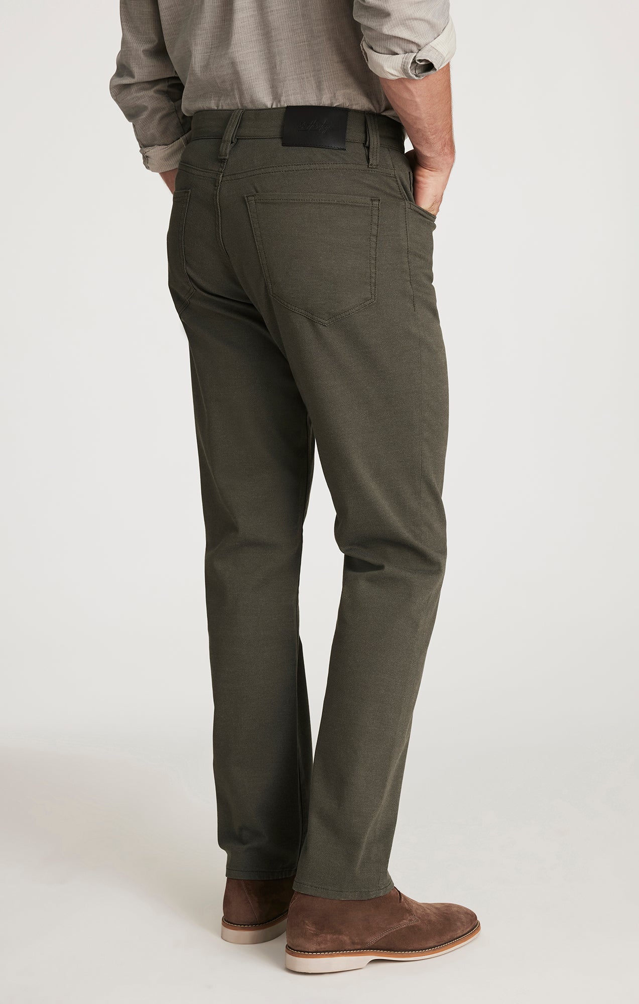 Charisma Relaxed Straight Pants in Peat Coolmax