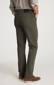 Charisma Relaxed Straight Pants in Peat Coolmax
