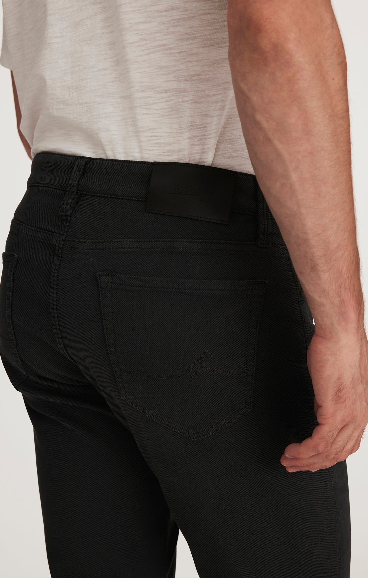 Courage Straight Leg Pants in Charcoal Diagonal