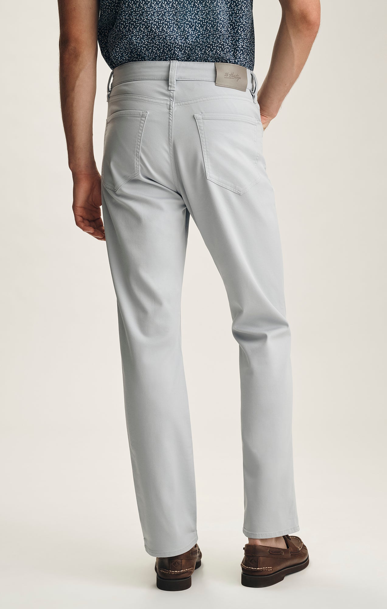 Charisma Relaxed Straight Pants In Mist Coolmax