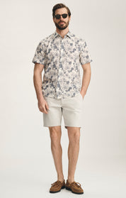 Arizona Slim Shorts In Glacier Twill