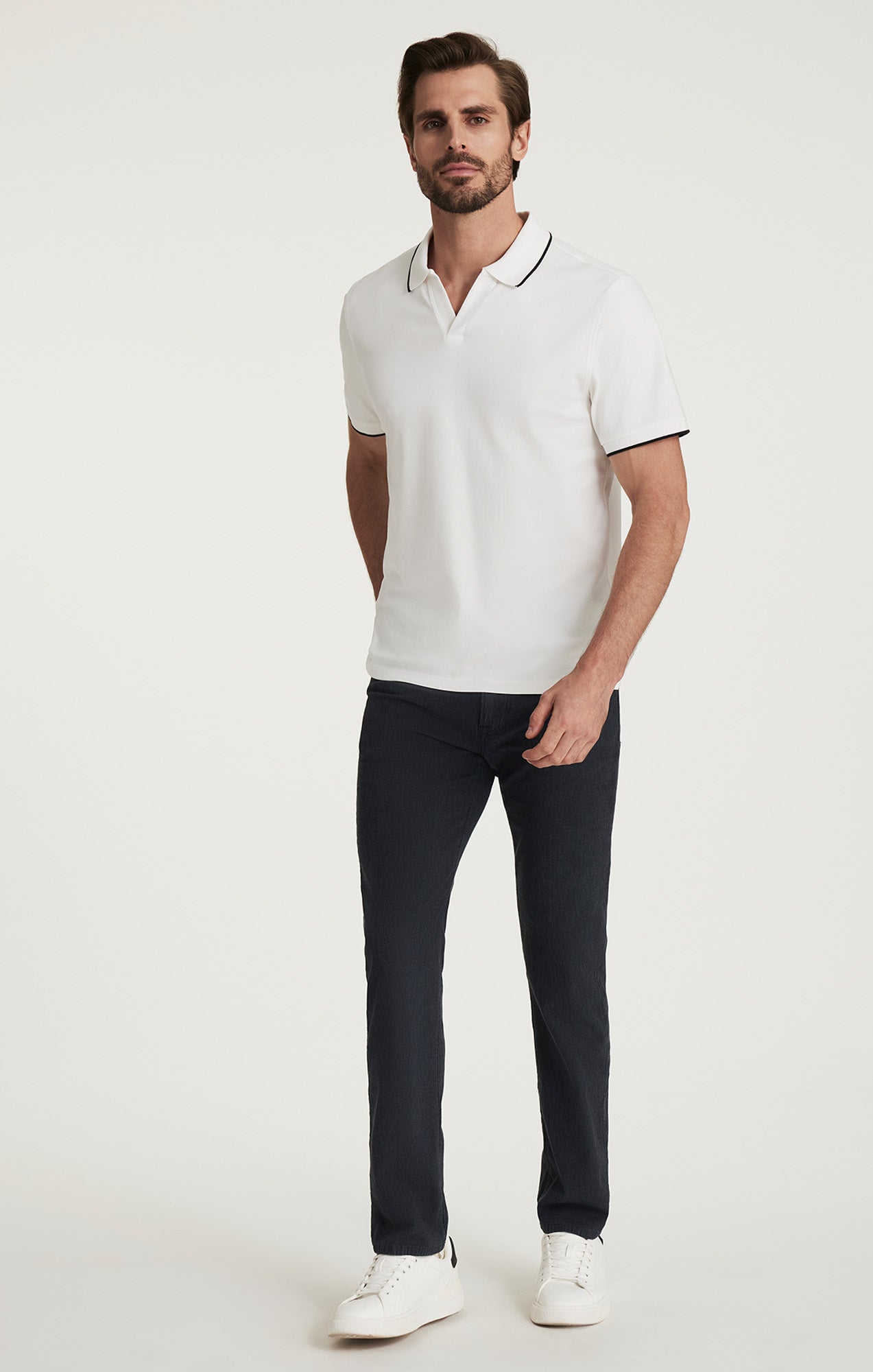 Riviera Polo Shirt in White
