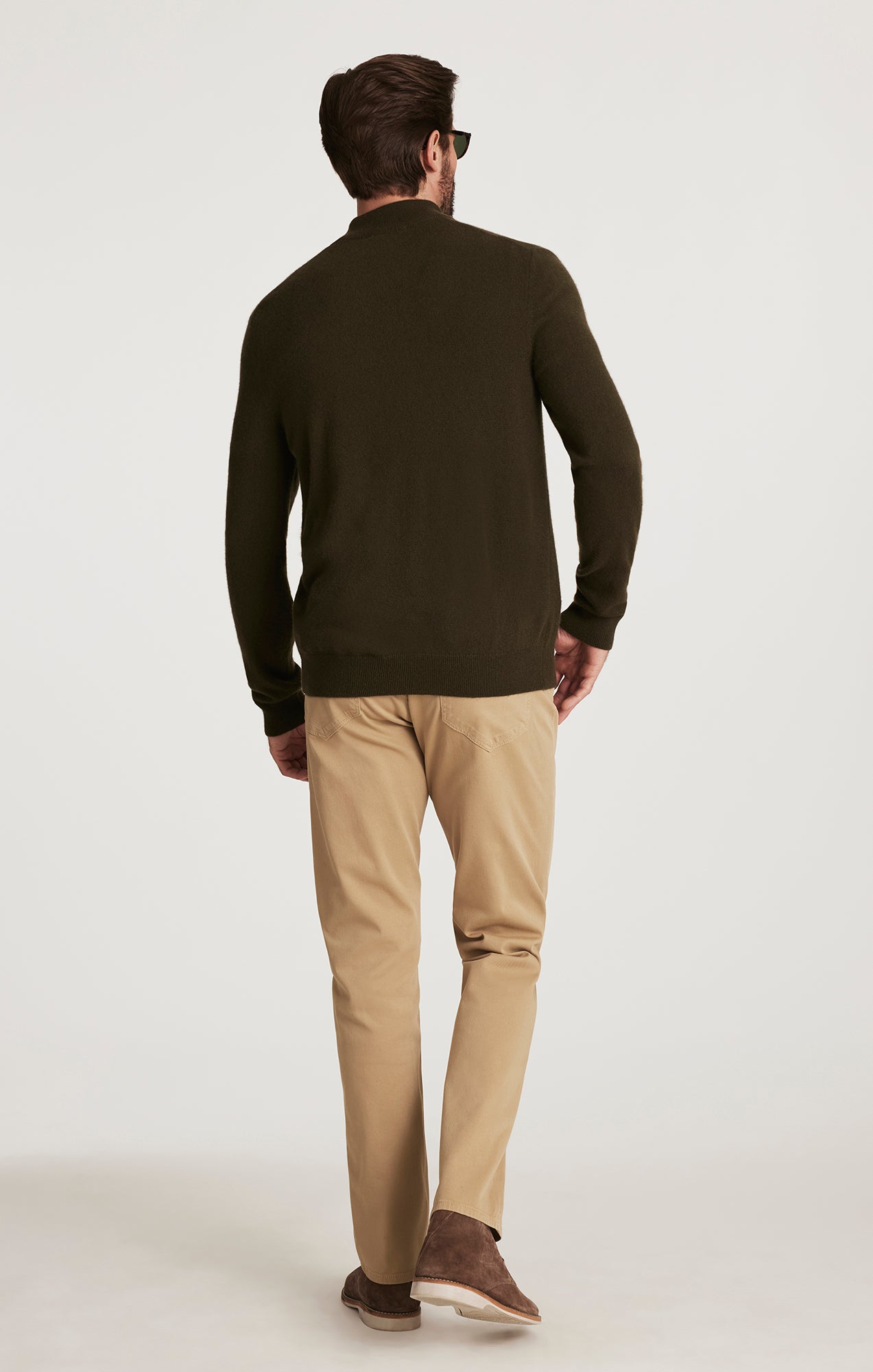 Charisma Relaxed Straight Pants in Beige Honeycomb