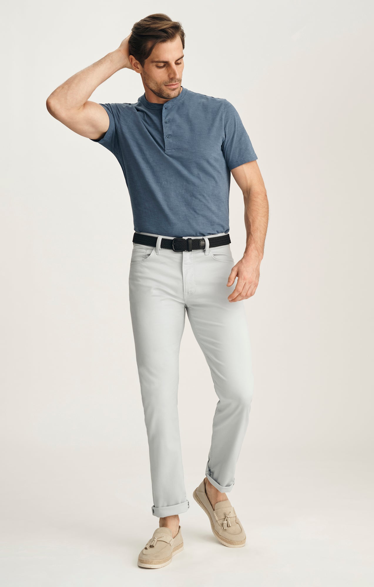 Courage Straight Leg Pants In Mist Coolmax