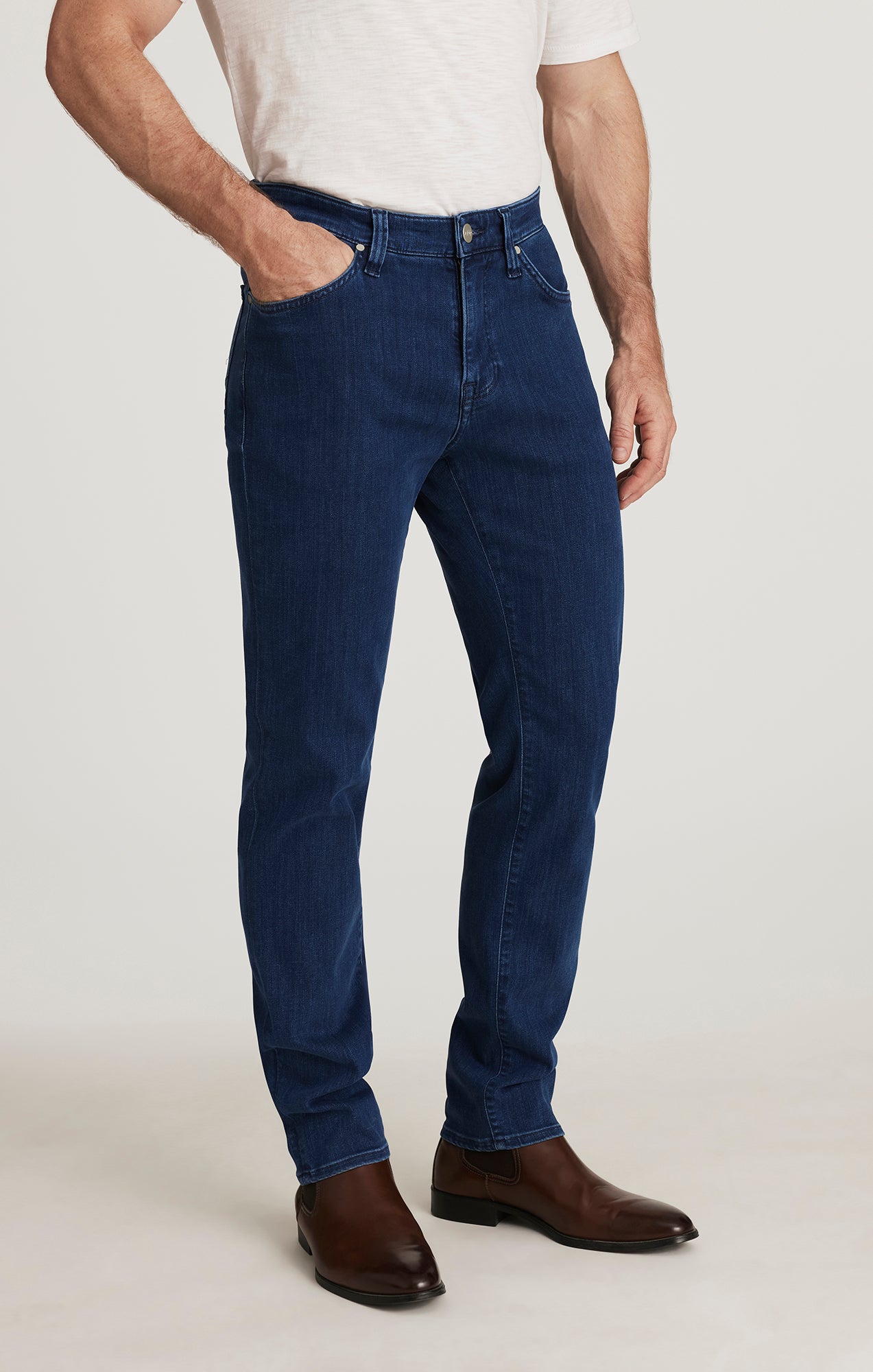 Champ Athletic Fit Jeans in Night Blue Urban