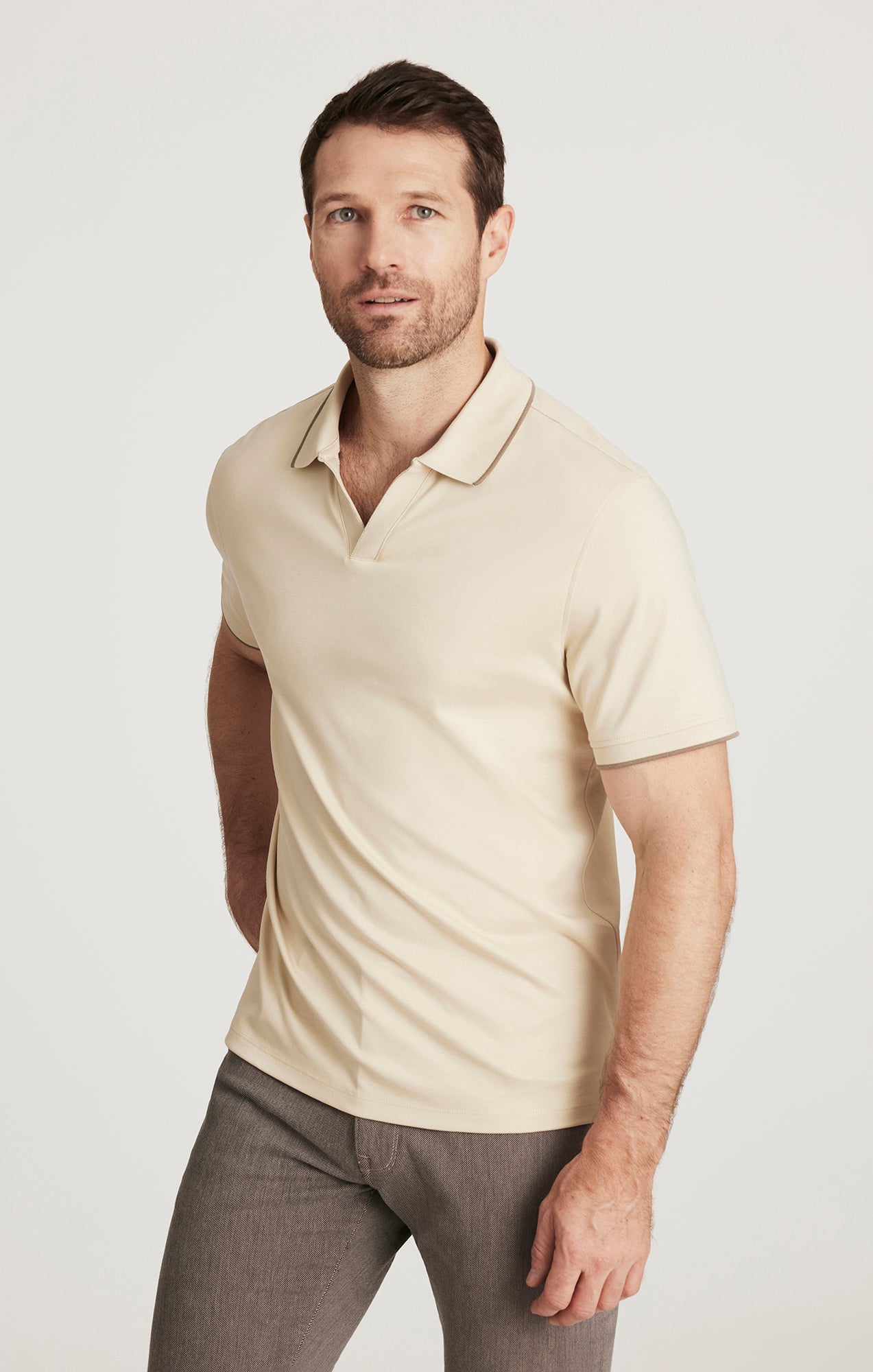 Riviera Polo Shirt in Castle Wall