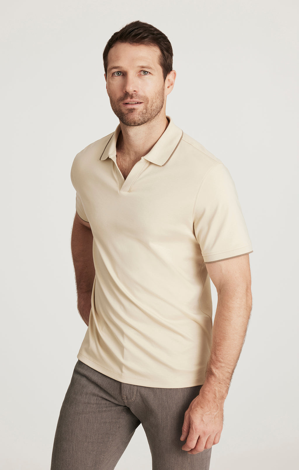 Riviera Polo Shirt in Castle Wall
