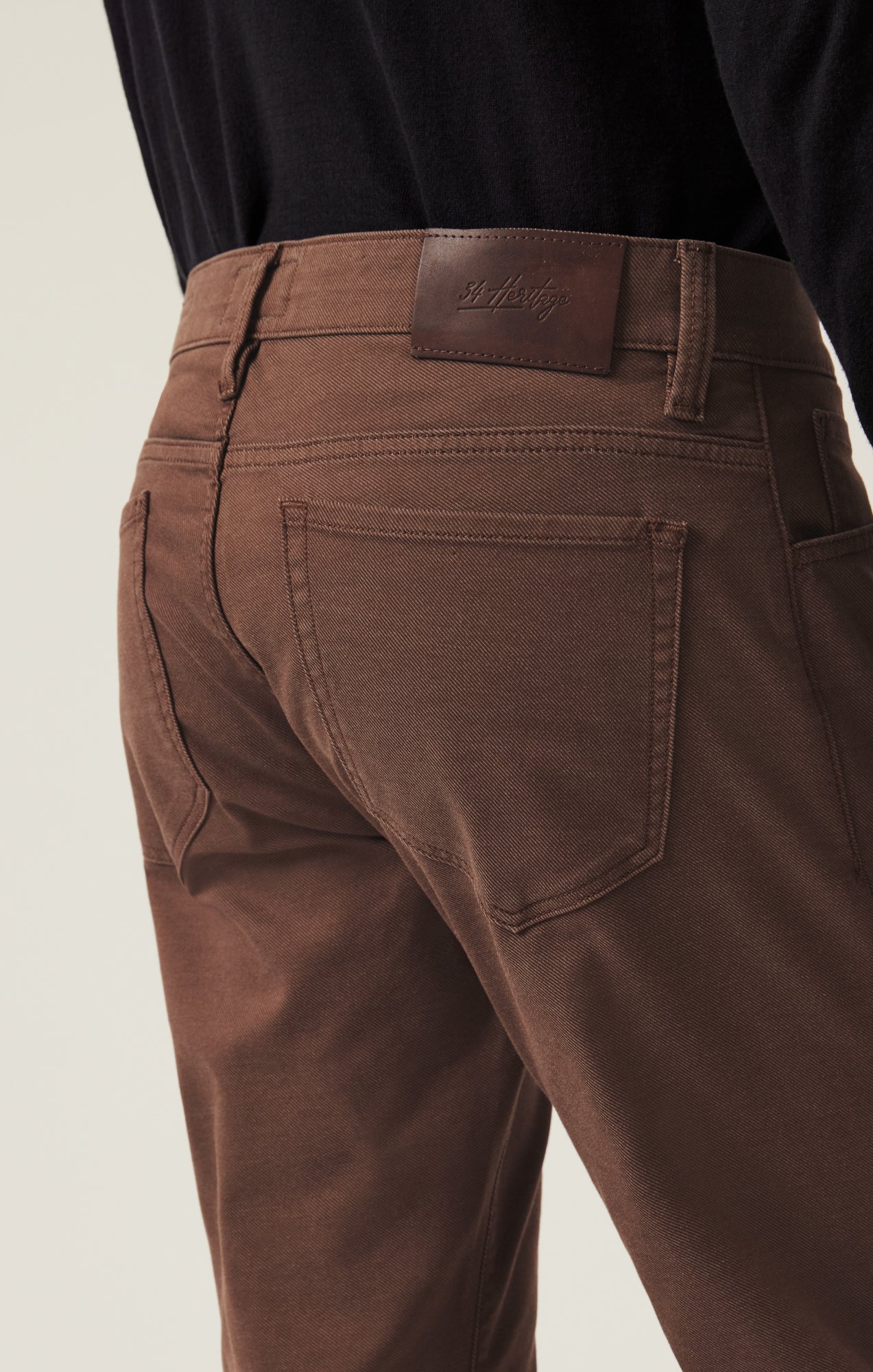 Courage Straight Leg Pants in Brown Coolmax