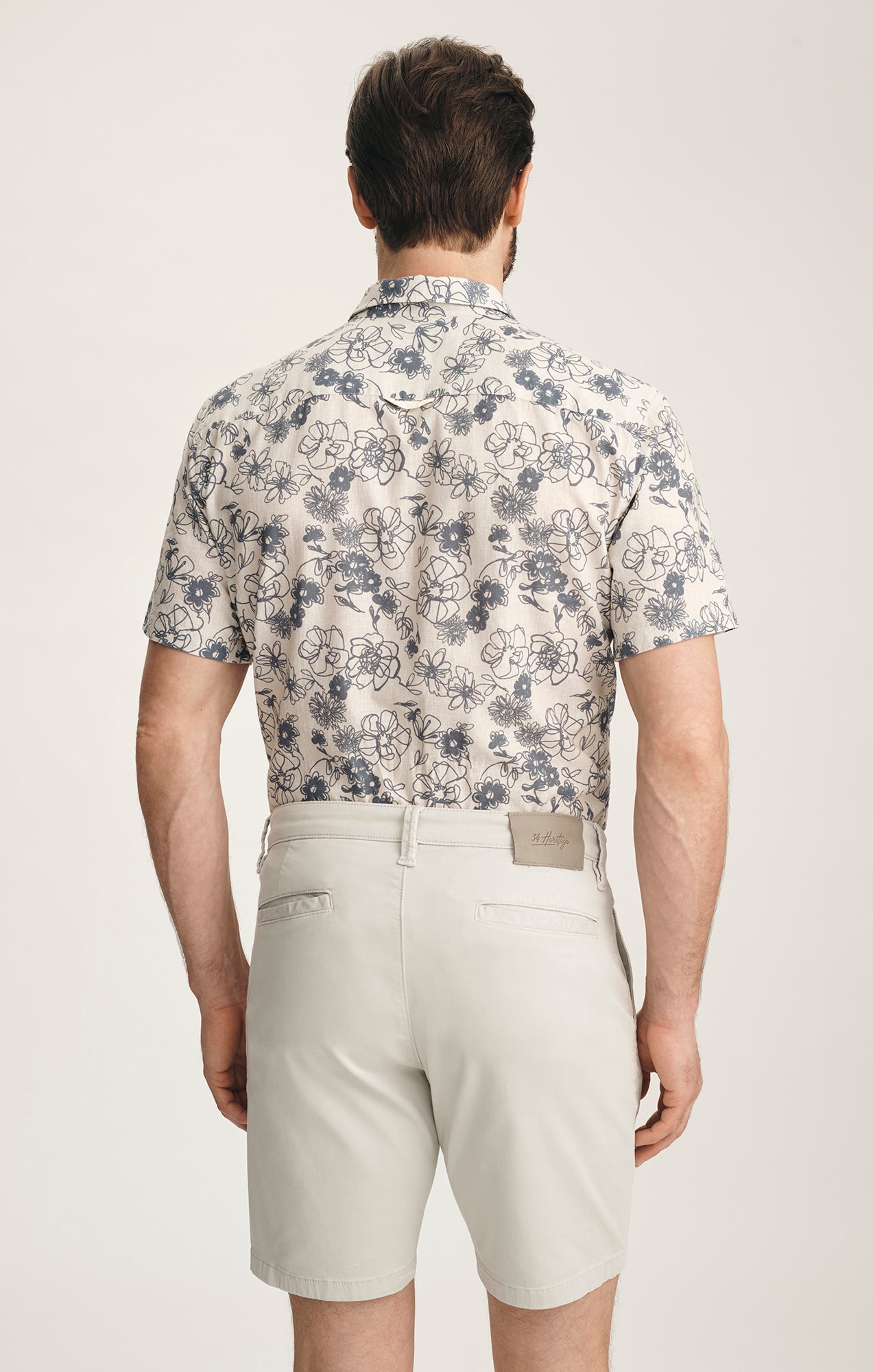 Arizona Slim Shorts In Glacier Twill