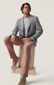 Verona Slim Leg Chino in Rose High Flyer