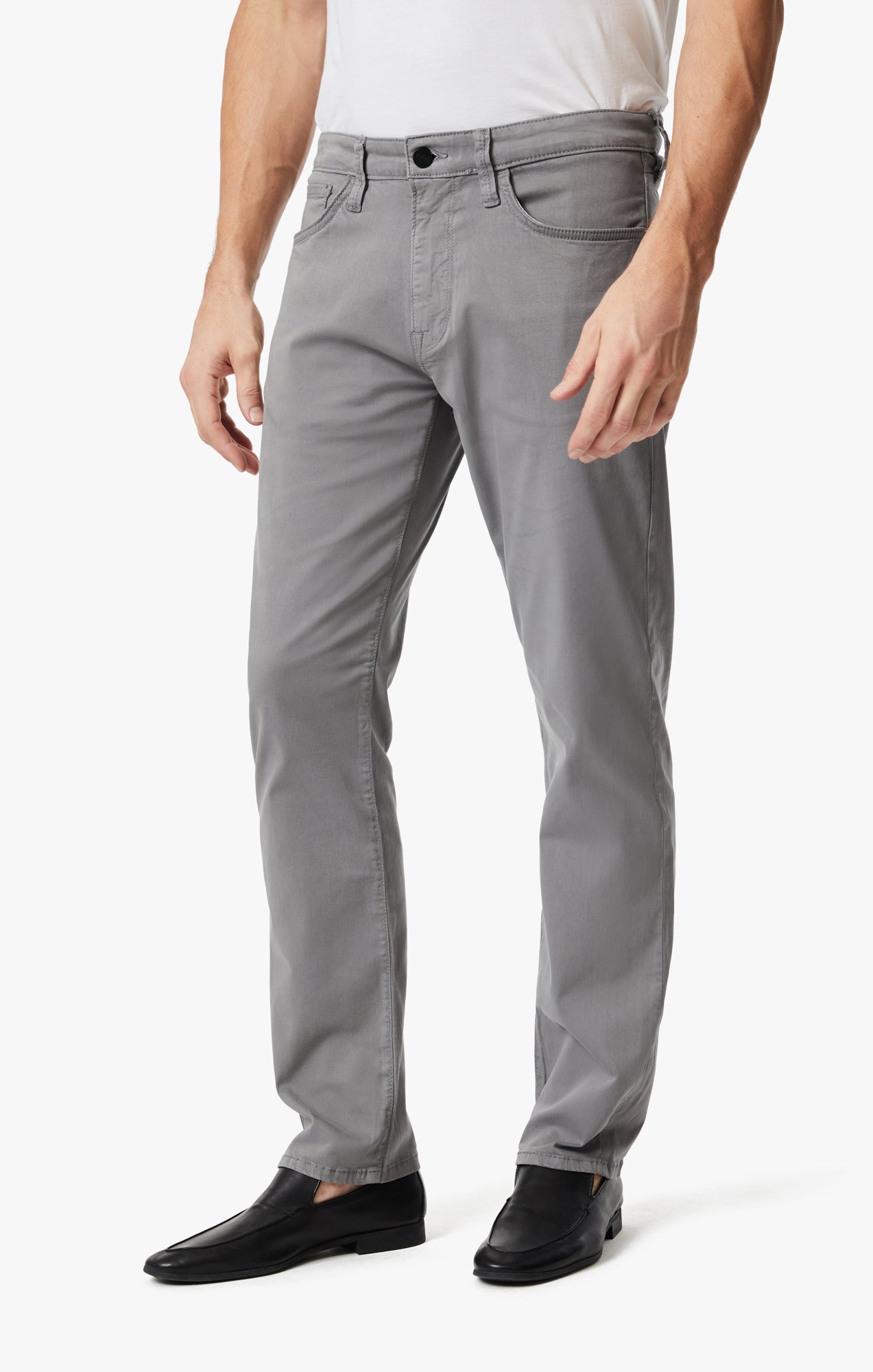 Charisma Relaxed Straight Pants in Shark Twill