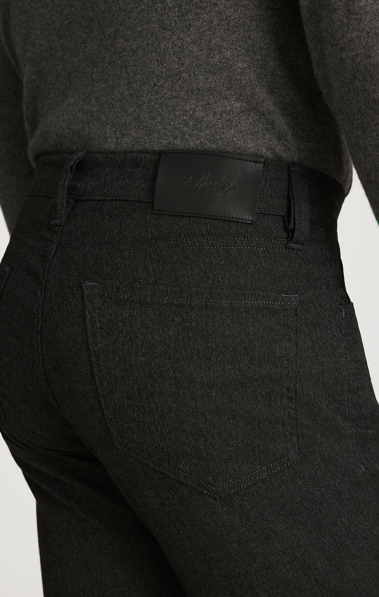 Charisma Relaxed Straight Pants In Smoke Elite