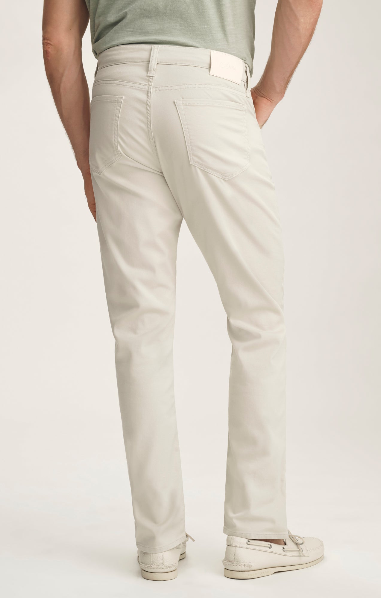 Courage Straight Leg Pants In Bone Coolmax