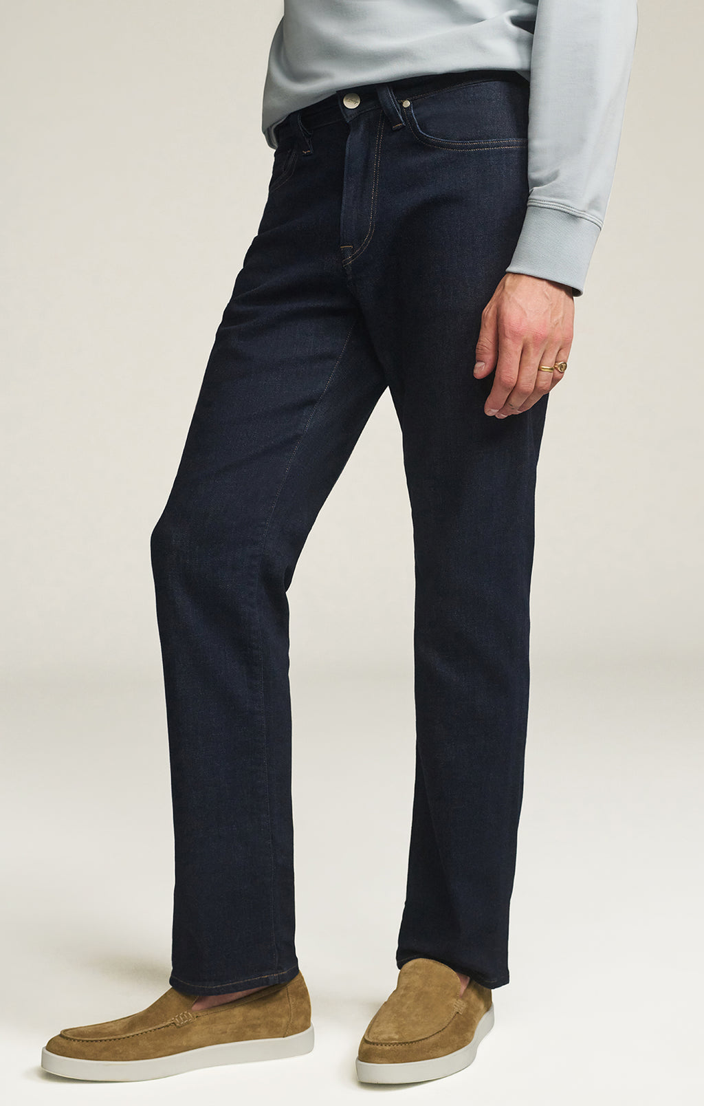 Charisma Relaxed Straight Jeans in Rinse Organic Ultra
