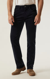 Courage Straight Leg Pants in Navy Cord