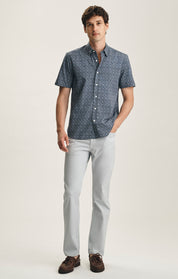 Charisma Relaxed Straight Pants In Mist Coolmax