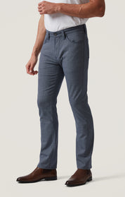 Charisma Relaxed Straight Pants in Navy Fancy