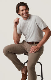 Verona Slim Leg Chino in Toffee High Flyer