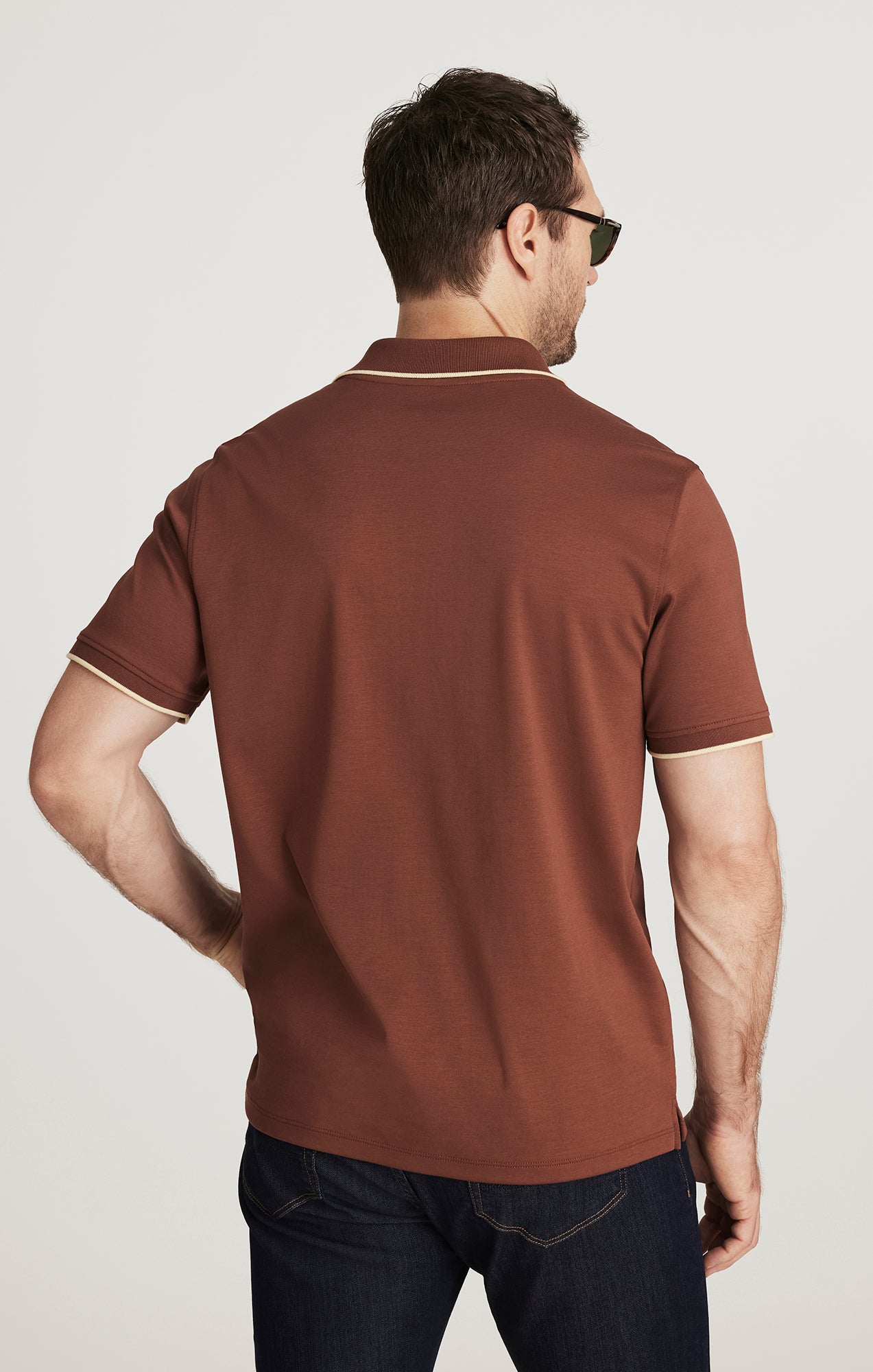 Riviera Polo Shirt in Cappuccino