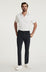 Courage Straight Leg Pants in Navy Herringbone