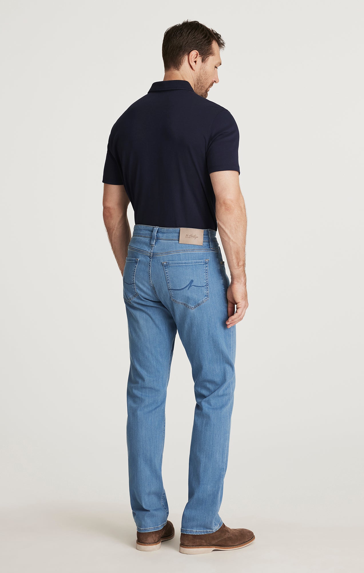 Camino Relaxed Straight Jeans in Cloud Blue Urban