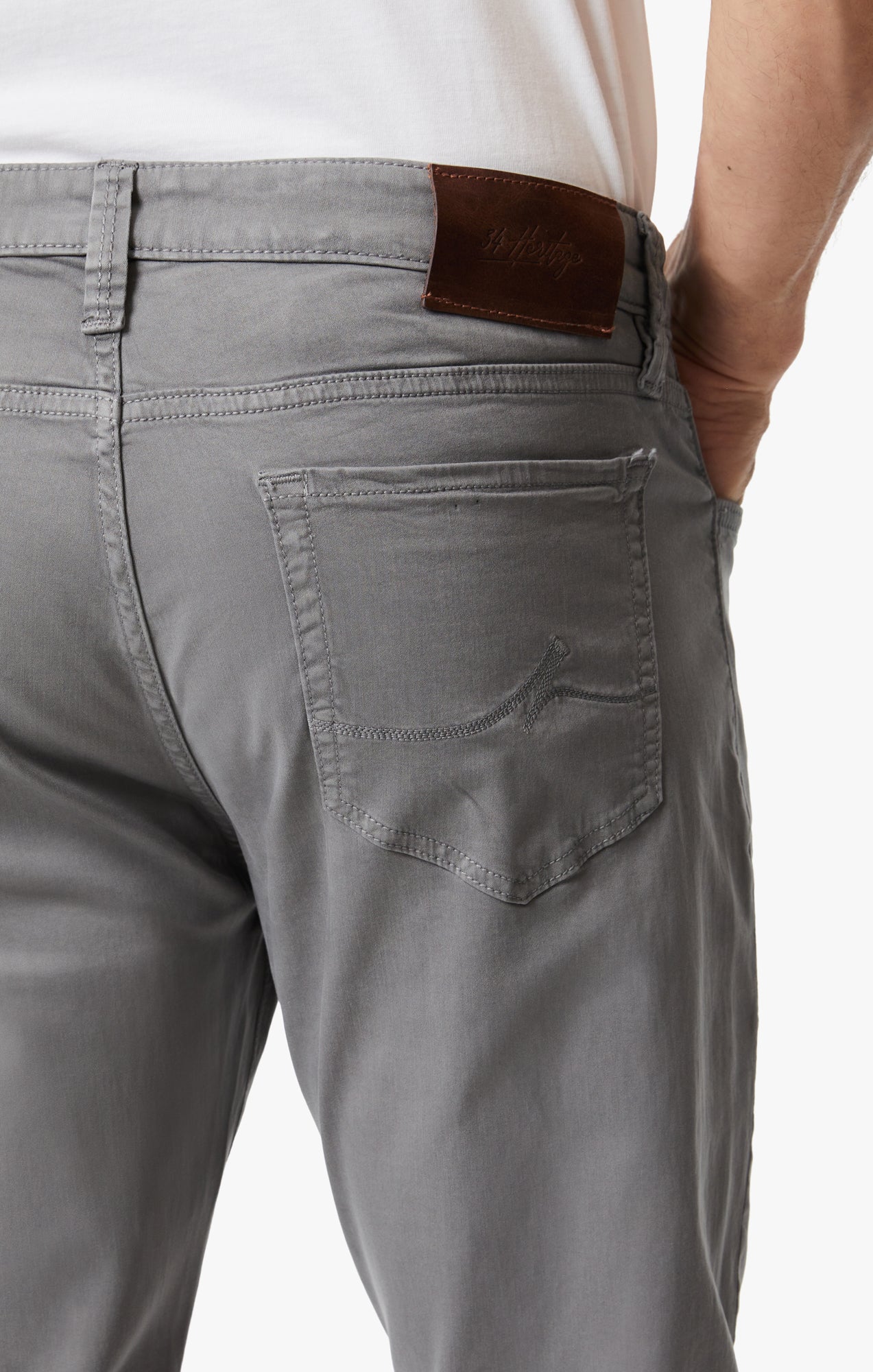 Charisma Relaxed Straight Pants in Shark Twill