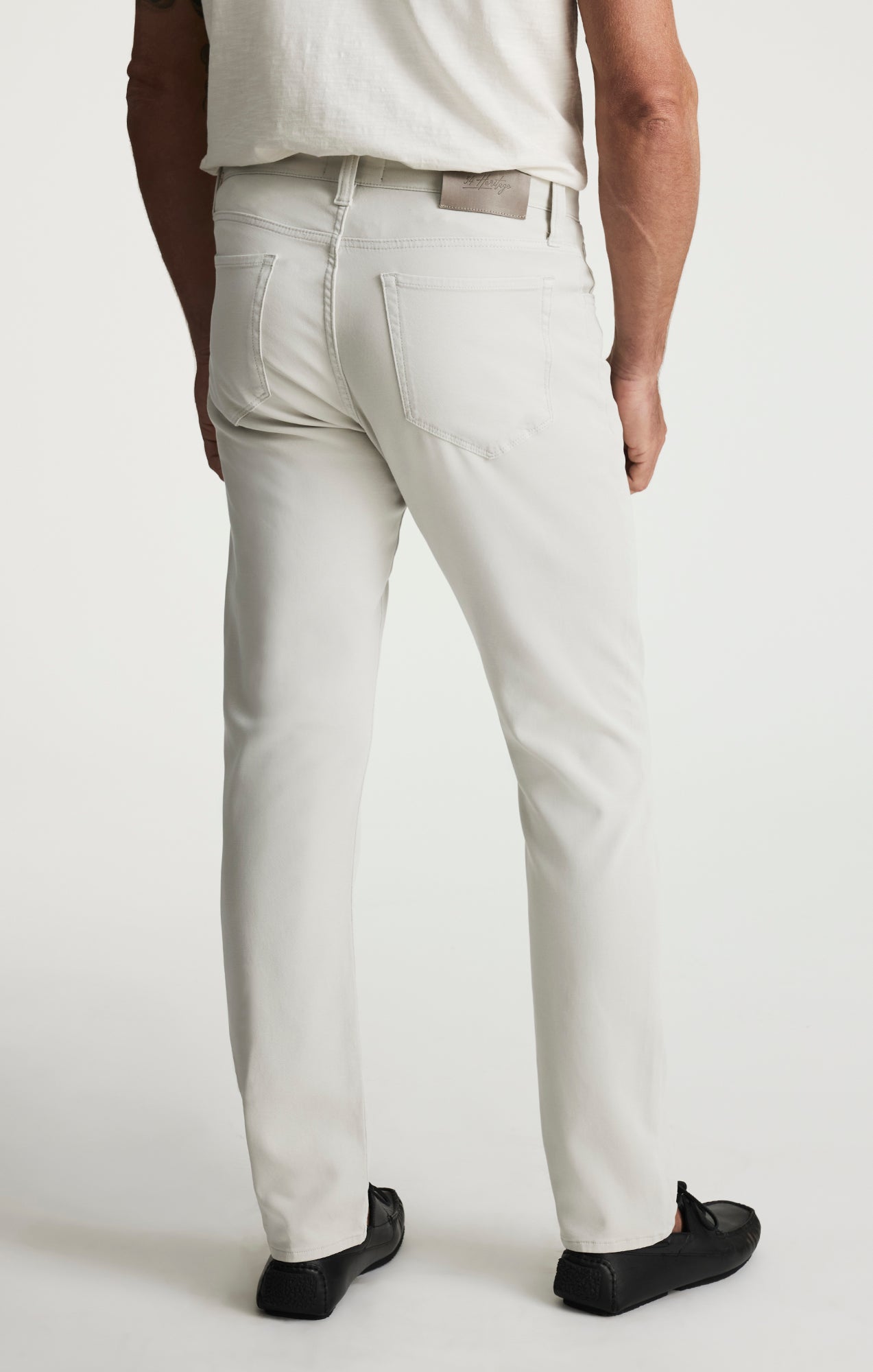 Courage Straight Leg Pants In Bone Cloud Luxe