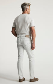 Courage Straight Leg Jeans In Ice Grey Organic Ultra