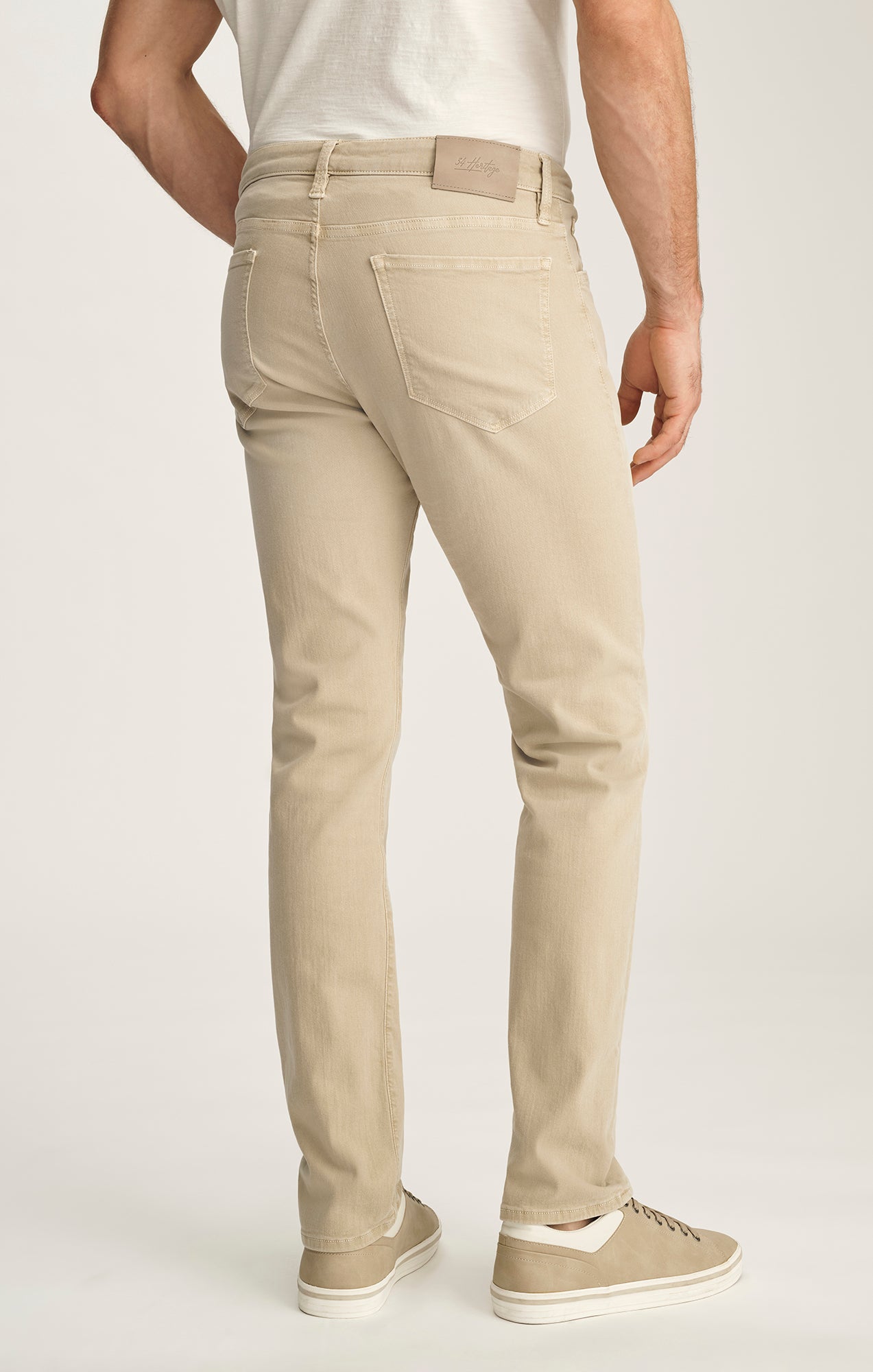 Courage Straight Leg Jeans In Sand Colored Urban