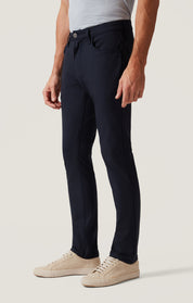 Cool Tapered Leg Pants in Navy Commuter Luxe