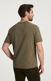 Slub Crew Neck T-Shirt in Kalamata