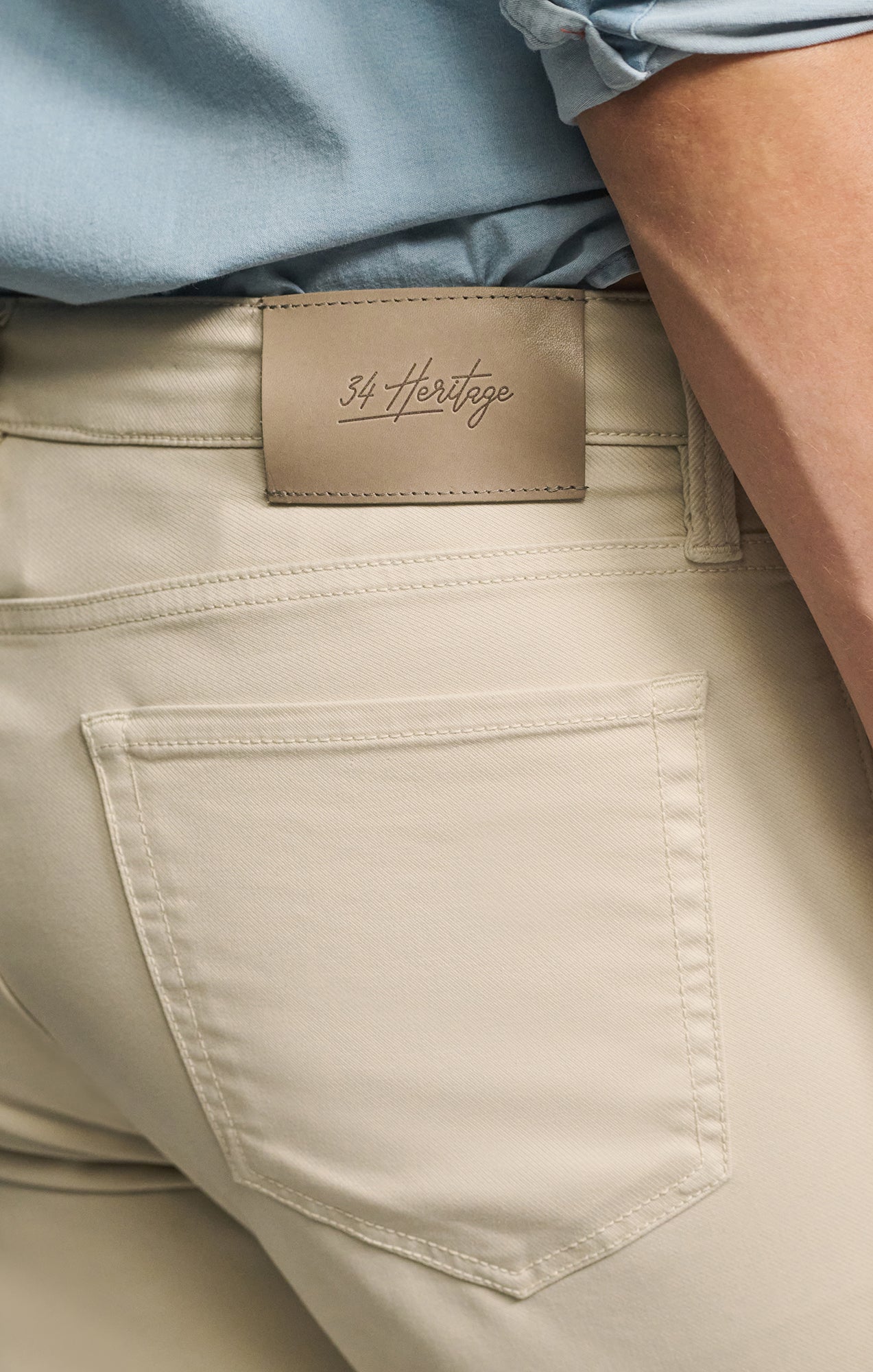 Courage Straight Leg Pants in Tan Coolmax