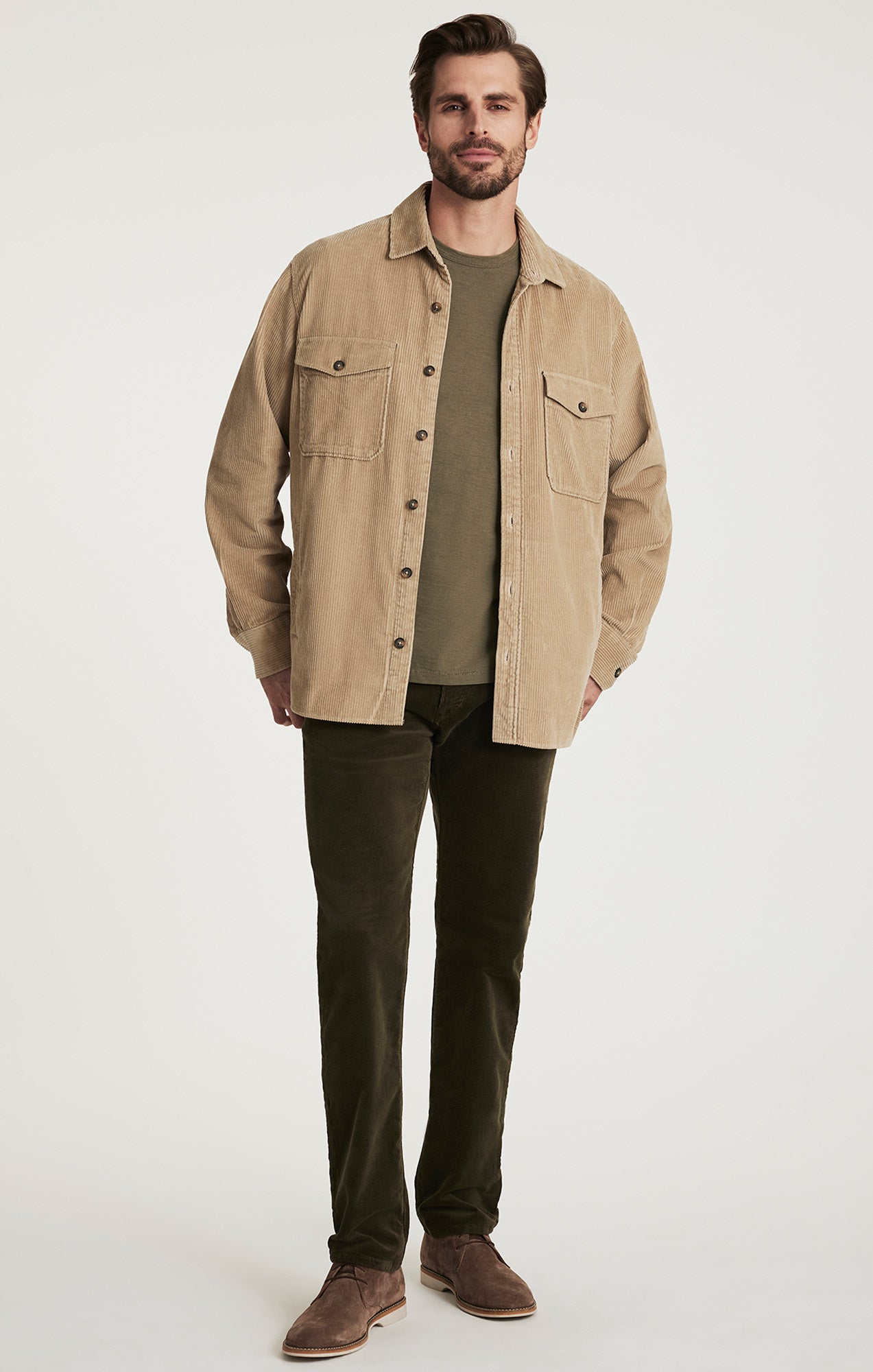 Slub Crew Neck T-Shirt in Kalamata