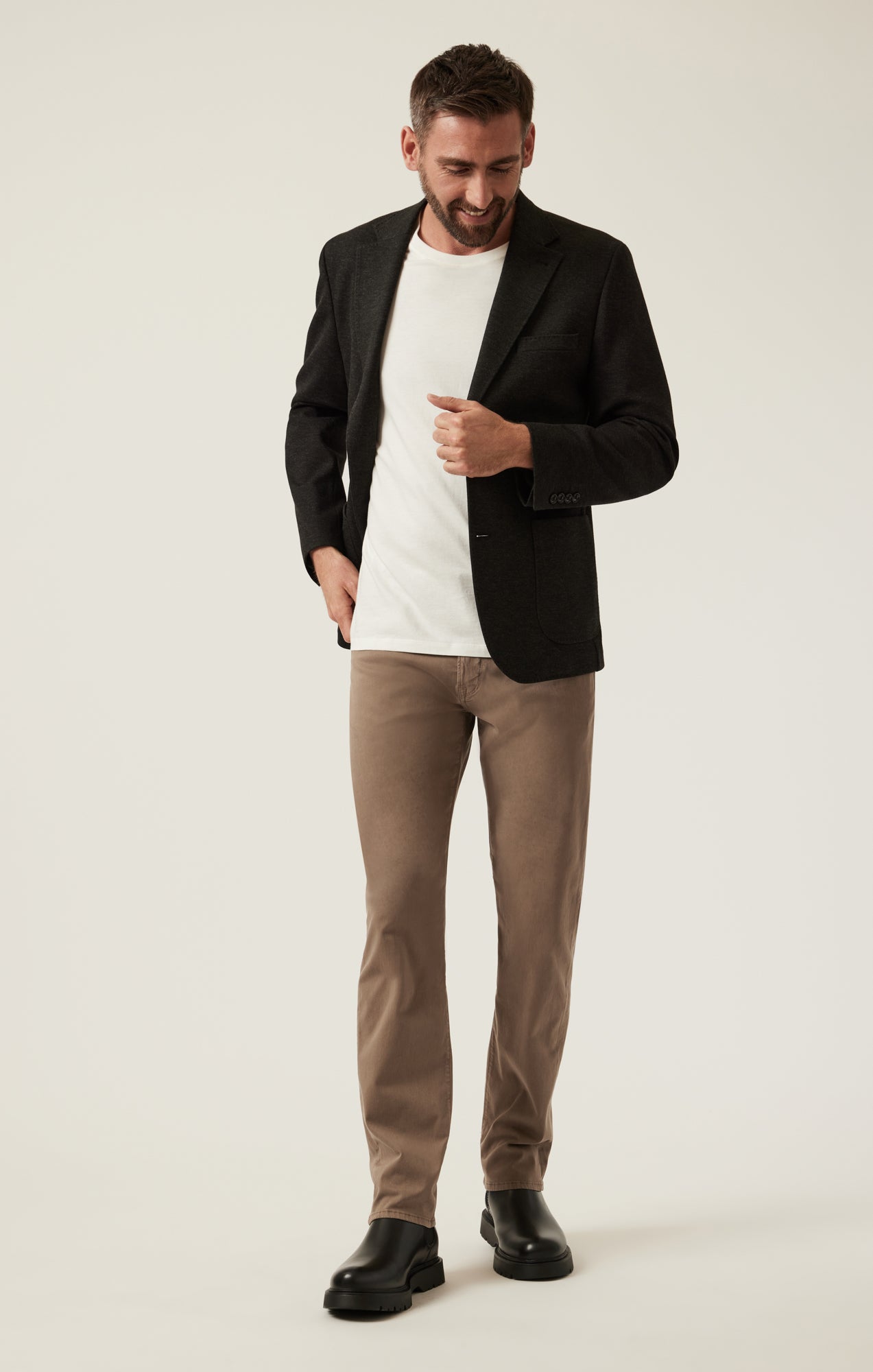 Charisma Relaxed Straight Pants in Timber Twill