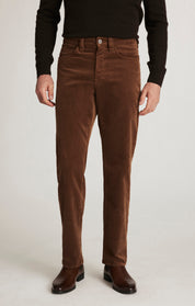 Charisma Relaxed Straight Pants in Bourbon Cord