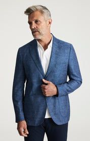 Matteo Luxe Blazer In Navy
