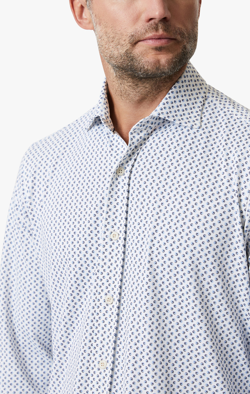 Ocean Dot Shirt In White
