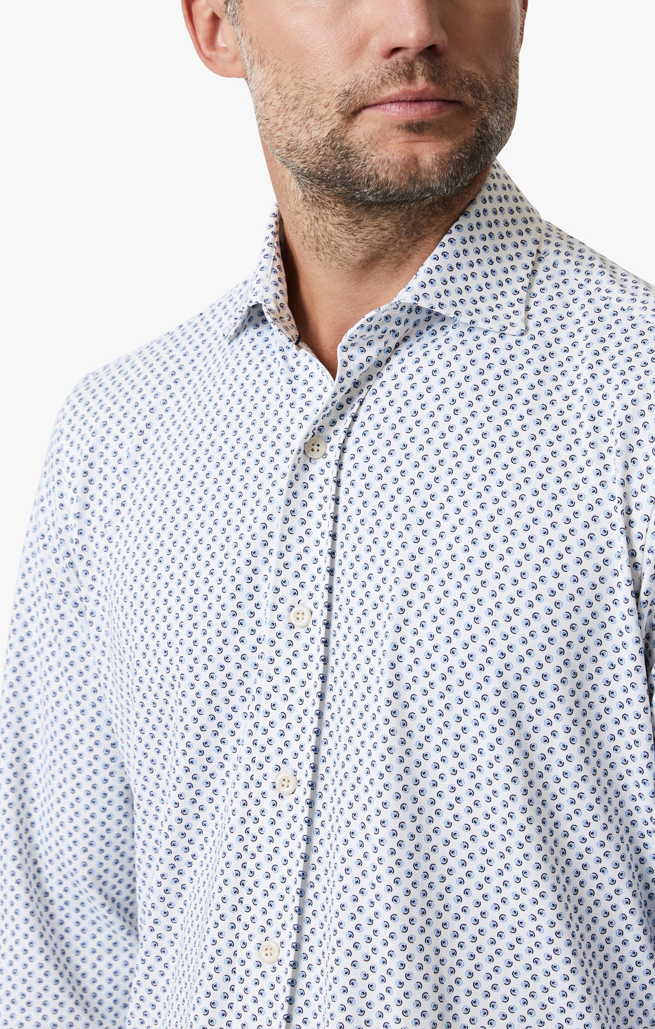 Ocean Dot Shirt In White