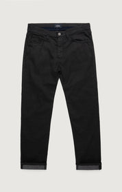 Charisma Relaxed Straight Leg Pants In Black CoolMax