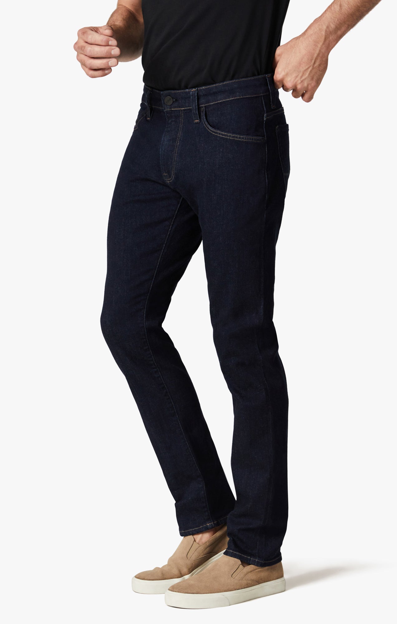Cool Tapered Leg Jeans In Raw Selvedge Image 3