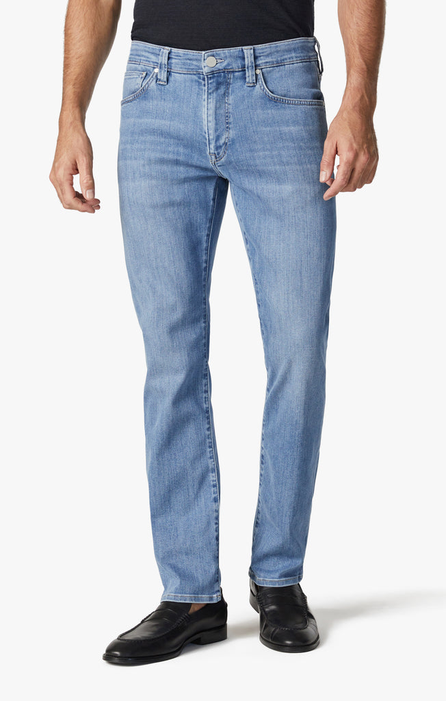 Charisma Relaxed Straight Leg Jeans In Blue Sky Urban