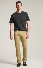 Courage Straight Leg Pants in Beige Honeycomb