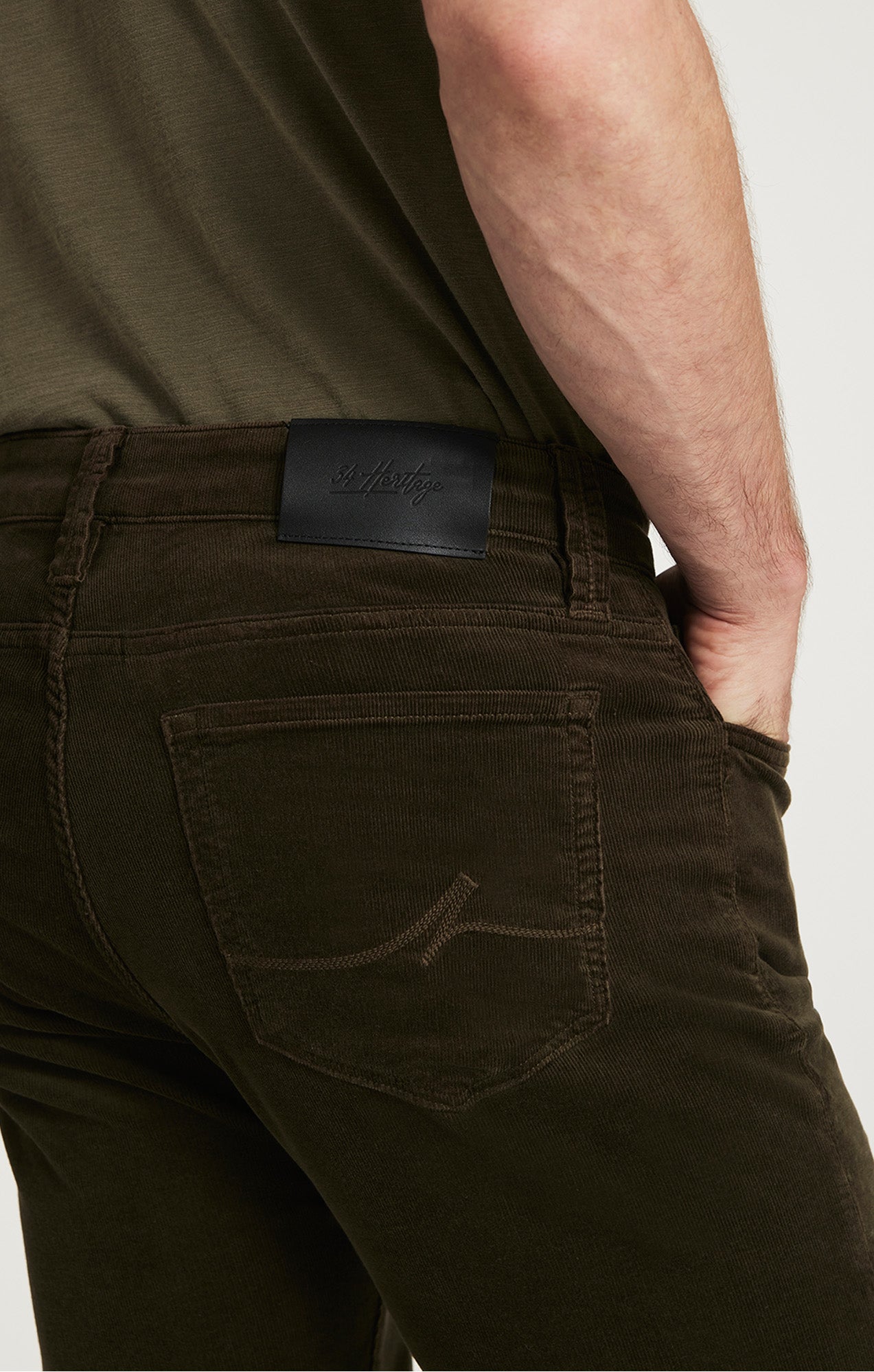 Courage Straight Leg Pants in Fern Cord